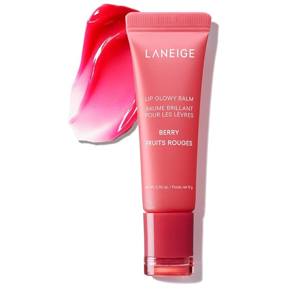 Laneige Lip Glowy Balm Berry 10g Moisturizing Lip Balm Hydrating Shine